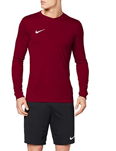 Nike LS Park Vi JSY Camiseta de Manga Larga, Hombre, Rojo (Team Red/White), S