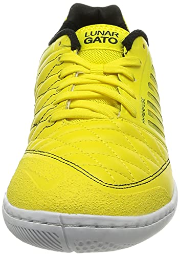 Nike Lunar Gato II IC, Zapatillas de fútbol Hombre, OPTI Yellow White Black, 45 EU