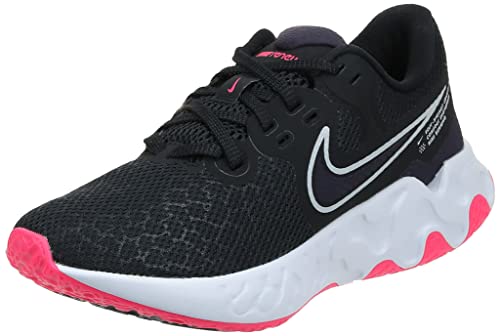 Nike Renew Ride 2, Zapatillas para Correr Mujer, Black Cave Purple Hyper Pink Grey Fog, 38 EU