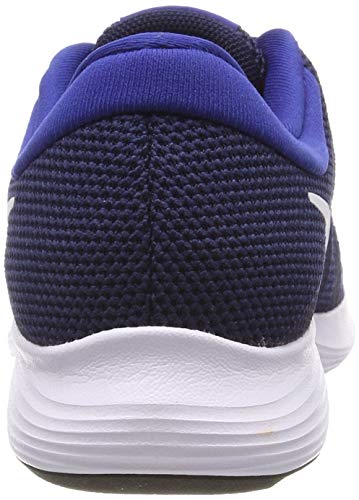 Nike Revolution 4 EU, Zapatillas de Running Hombre, Midnight Navy/White-Deep Royal Blue-Black, 44