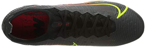 Nike Vapor 14 Elite FG, Zapatillas de ftbol Unisex Adulto, Black Cyber Off Noir Rage Green Siren Red, 45 EU