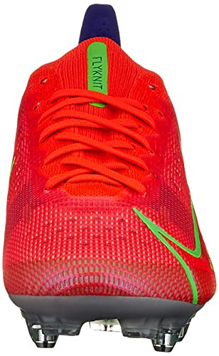 Nike Vapor 14 Elite SG-Pro AC, Zapatillas de fútbol Unisex Adulto, BRT Crimson Mtlc Silver Indigo Burst White Rage Green, 36 EU