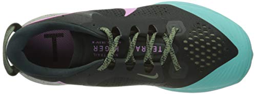 Nike W Air Zoom Terra Kiger 6, Zapatillas para Correr Mujer, Seaweed Spiral Sage Beyond Pink, 39 EU