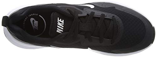 Nike Wearallday - Zapatillas, Mujer, Negro (Black/White), 39 EU
