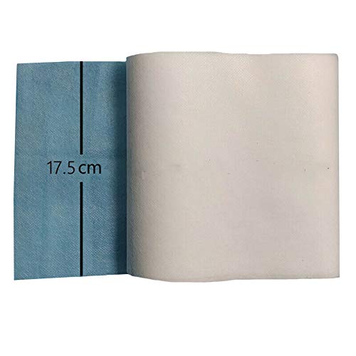 Non-woven Fabric Tela no Tejida Impermeable Tela Transpirable para Material de Manualidades de Bricolaje (Azul, 10m/ 32.8 ft)