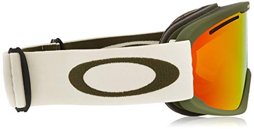 Oakley Frame 2.0 XL Ski Goggles, Unisex Adulto, Dark Brush Grey/Fire Iridium/Persimmon