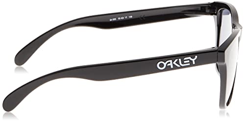 Oakley FROGSKINS (A) 9245 Gafas, Polished Black/Grey, 54 Hombres