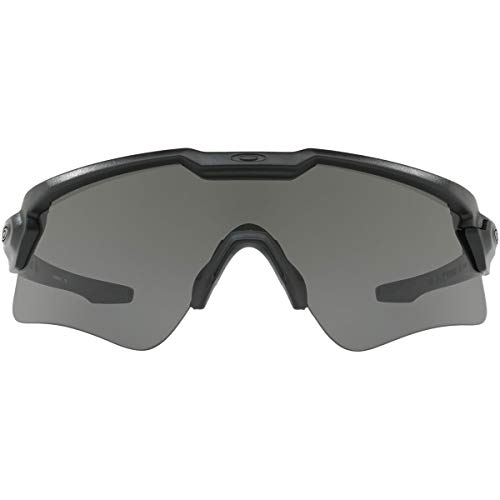 Oakley Men's Standard Issue Ballistic M Frame Alpha Sunglasses,OS,Matte Black/Clear