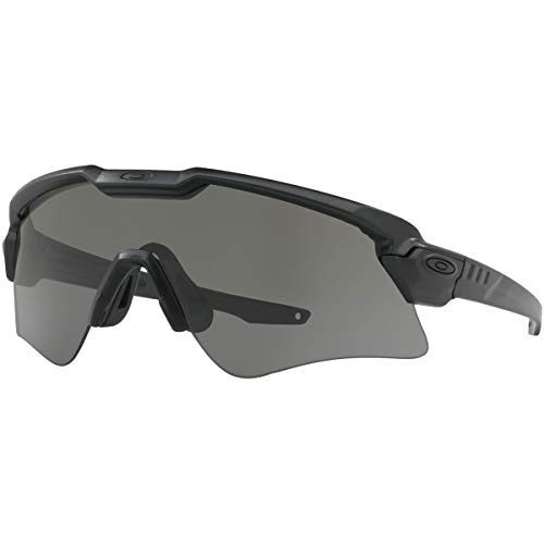 Oakley Men's Standard Issue Ballistic M Frame Alpha Sunglasses,OS,Matte Black/Clear