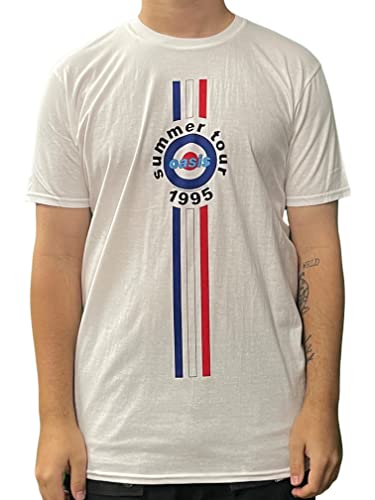Oasis 'Stripes '95' (White) T-Shirt (xx-large)