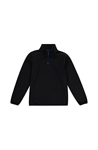 O'NEILL Solid Fleece Halfzip Skifleece Langarmshirt Ski Funktionsshirt Camiseta, Negro, 140-176 para Niños