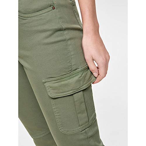 Only Onlmissouri Reg Ankl Cargo Pant Pnt Noos Pantalones, Verde (Oil Green Oil Green), Talla Única (Talla del Fabricante: 42) para Mujer