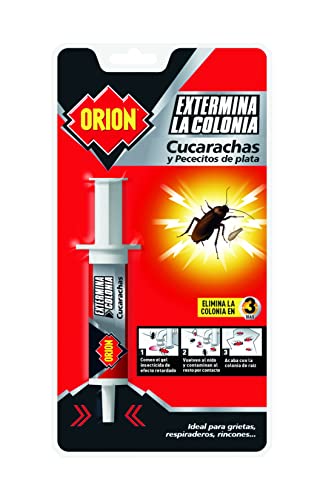 Orion - Jeringa Matacucarachas en Gel para Grietas, Respiraderos y Rincones - 4 ml