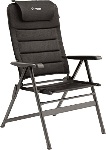 Outwell Grand Canyon Camping Silla, Black, 74 x 75 x 122/136 cm