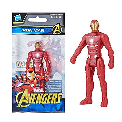 Pack 4 Hasbro Marvel Avengers Serie 9,5 cm Thor Hulk Capitán América Iron Man de Juguete Figura de acción