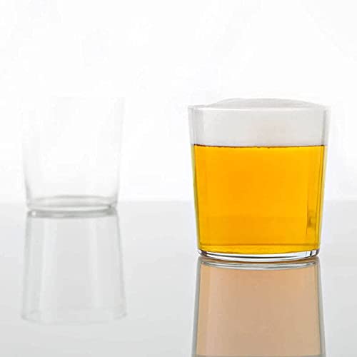 Pack de 8 vasos tipo pinta, con medidas de 8,5 x 9 cm, con capacidad de 360 ml para cerveza, de gran durabilidad y resistencia, aptos para lavavajillas(PINTA 360 ML/8 unidades)