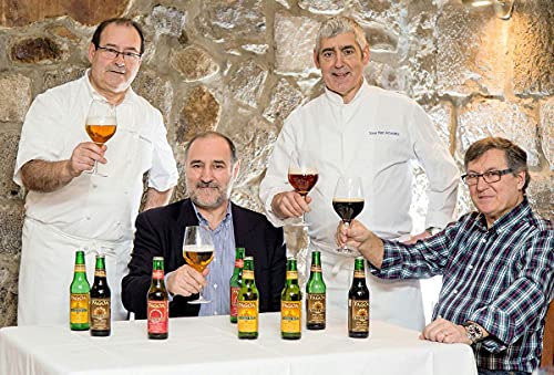 Pagoa - Cerveza Artesana Vasca | Pack Degustación 12 x 33 cl | Pilsner, Ipa, Red Ale y Cerveza Negra | Pioneros de la Cerveza Artesanal en España desde 1998
