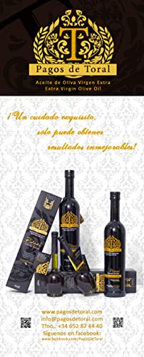 Pagos de Toral - Botella de Aceite de Oliva Virgen Extra, Selección Gourmet 500 ml - Extracción en frio - Cosecha familiar - Úbeda (Jaén), Nueva Cosecha 2021, Edición limitada