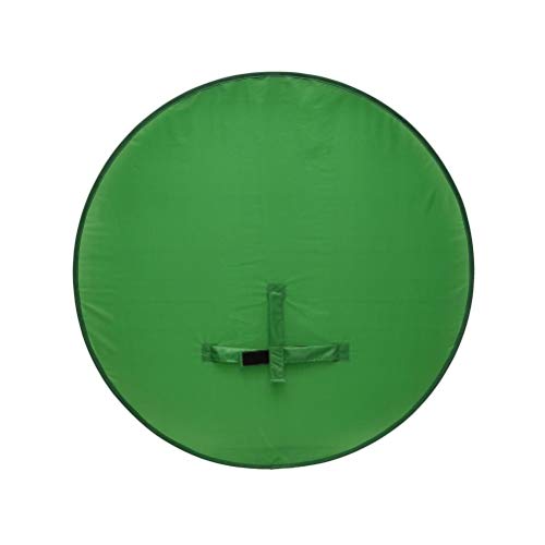 Pantalla de fondo, 2021 de fondo verde, fondo portátil de cámara web para silla, telón de fondo plegable para fotografía de estudio de vídeo, Chroma Key verde, un solo lado, 110 cm