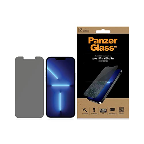 PanzerGlass - Protector de pantalla para iPhone 13 Pro Max 2021 (6,7")