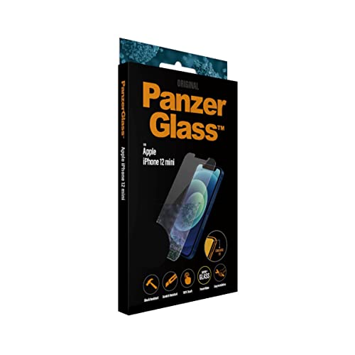 PanzerGlass protector de Pantalla para teléfono móvil iPhone 12 Mini, Resistente a rayones, Antibacteriano, Transparente
