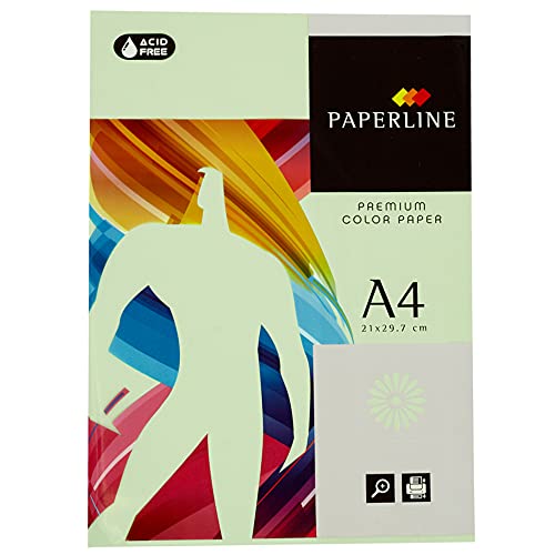 paperline S4581410 (Tamaño A4, 80 g/m² papel de color – Lagoon (500 unidades)