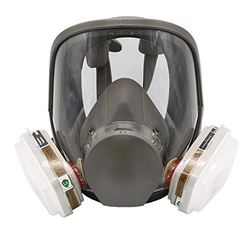 Para 6800 Máscara 7 Unidades Nueva Pintura en Polvo Pulverización del mismo uso Cara Completa Careta de Respirador pintura Decoración Carpintería