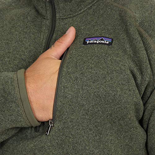 PATAGONIA M's Better Sweater 1/4 Zip Sudadera, Industrial Green, S para Hombre