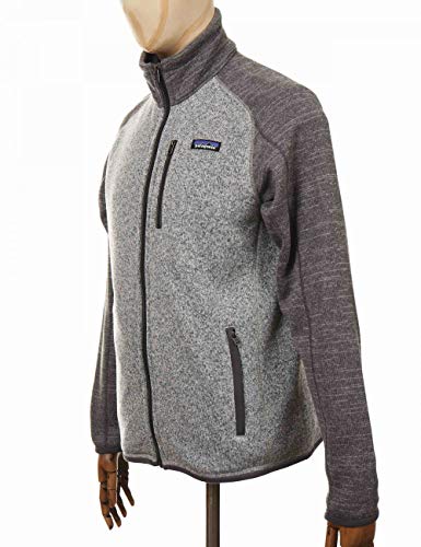 PATAGONIA M's Better Sweater Jkt Chaqueta, Nickel w/Forge Grey, XL para Hombre