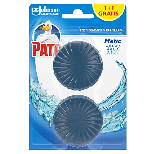 PATO J317008 - Matic Limpiador y Ambientador para Inodoro, Pastilla para Cisterna, 2 Pastillas
