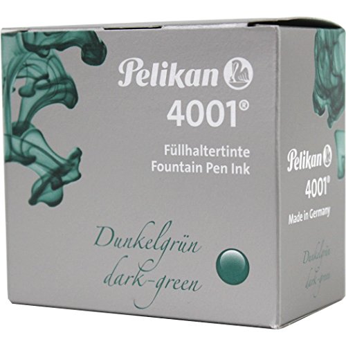 Pelikan 4001, Tinta de Escribir, Verde Oscuro, 62,5 ml
