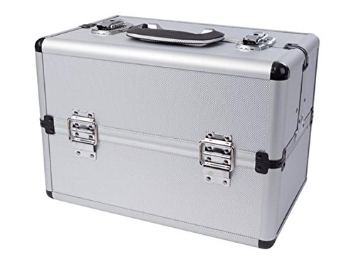 Perel 1819 2 - Caja de almacenaje de aluminio (360 x 220 x 250 mm)