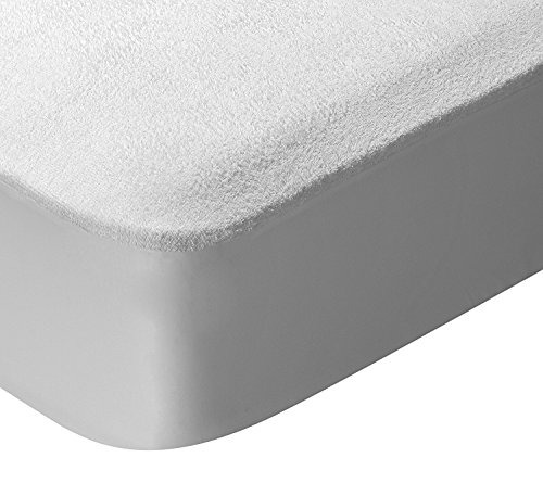 Pikolin Home - Pack 2 protectores de colchón de rizo impermeable y transpirable, válido para colchones de hasta 32 cm de altura