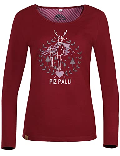 Piz Palü Camiseta para mujer de Gerach, rojo, L