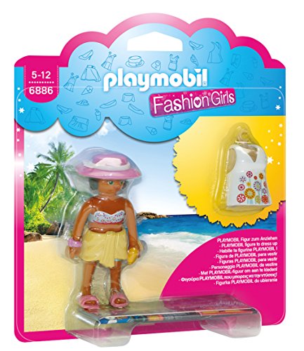 Playmobil Tienda de Moda- Beach Fashion Girl Playset de Figuras de Juguete, Multicolor, 15 x 4 x 16,8 cm (Playmobil 6886)