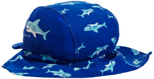 Playshoes UV Protection Hat Shark Sombrero, Azul (Original), 51 para Niños