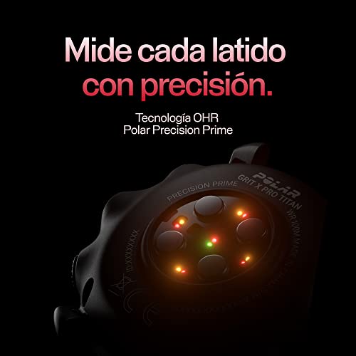 Polar Grit X Pro - GPS Multisport Smartwatch - Durabilidad Militar, Cristal de Zafiro, FC en Muñeca, Batería de Larga Duración, Orientación, para Aire Libre, Trail Running, Senderismo, MARRÓN/COBRE