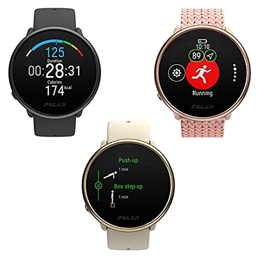 Polar Ignite 2 - Smartwatch fitness con GPS, pulso óptico de muñeca, guía personalizada de entrenamientos, recuperación y registro del sueño, tiempo, funciones inteligentes, Azul Tormenta