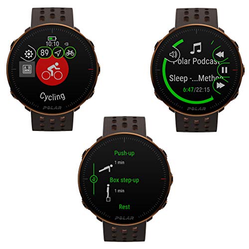 Polar Vantage M2 - Smartwatch multisport avanzado - GPS integrado, registro de FC en la muñeca - Guía de entrenamiento diario - Registro del sueño y la recuperación - Controles de música, clima
