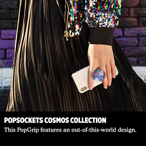 PopSockets PopGrip - Soporte y Agarre para Teléfonos Móviles y Tabletas con un Top Intercambiable - Blue Nebula