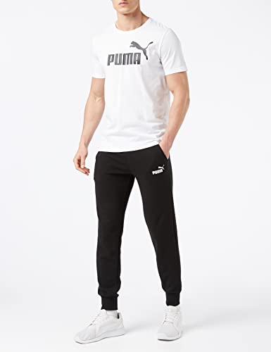 PUMA ESS Logo Pants TR cl Pants, Hombre, Puma Black, XL