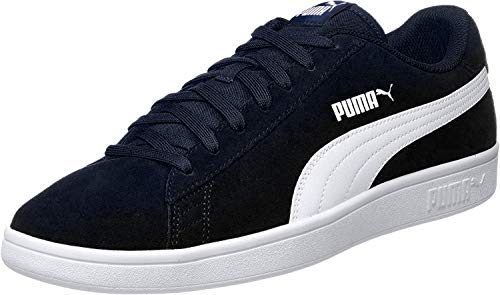 PUMA Smash v2, Zapatillas, para Unisex adulto, Azul (Peacoat-Puma White), 44 EU