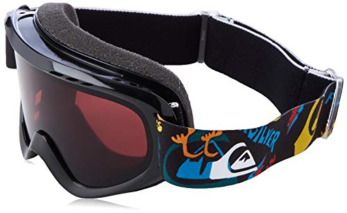 Quiksilver Flake-Snowboard/Esquí Máscara para Niños 2-7, True Black ski Fun, 1SZ