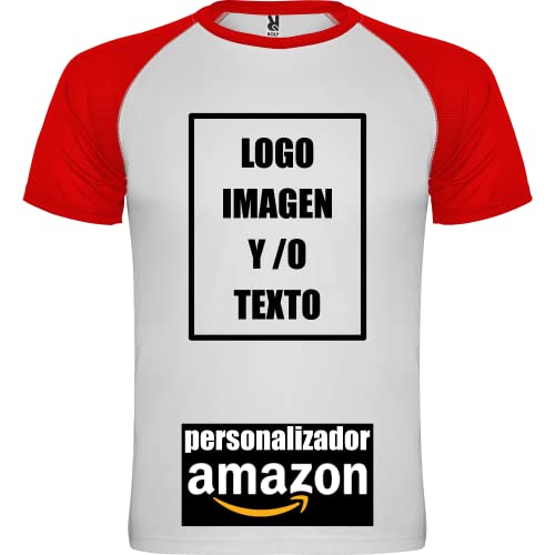 rainUP – Camiseta Deportiva Personalizable Hombre Niño – Running Entrenamiento - Manga Corta – Puedes añadir tu Frase, Logo o Imagen Personalizada