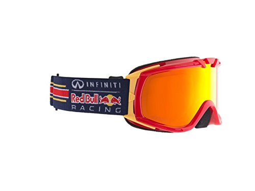 Red Bull Racing Eyewear Lunettes de ski enfant Paddock, 012 shiny red race / fire race