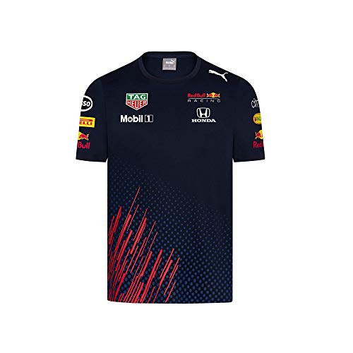 Red Bull Racing Official Teamline Camiseta, Niños 4 años- Original Merchandise