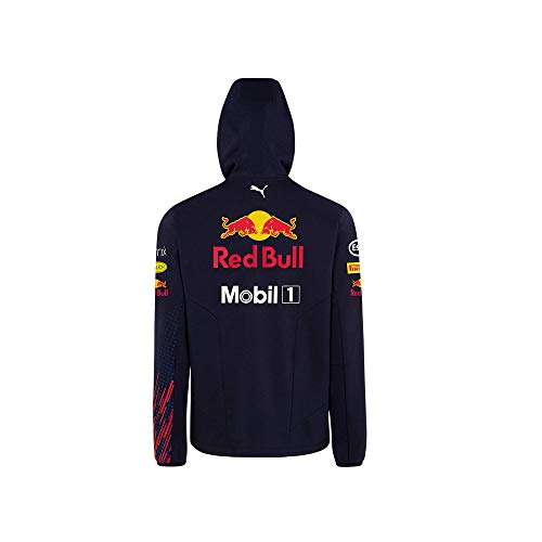 Red Bull Racing Official Teamline Zip Sudadera con Capucha, Niños Tamano 104 - Original Merchandise