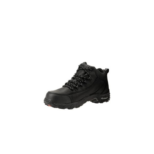 Reebok Mens Black Leather Work Shoes Postal Express Goretex Oxfords 10 W
