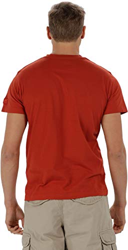 Regatta de Hombre Cline II Camisetas/Polos/Chaleco, Hombre, Color Burnt Tikka, tamaño 3XL