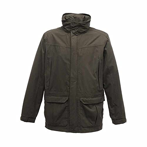 Regatta Professional Vertex III Microfibre Jacket Chaqueta, Verde Oliva Oscuro, XL para Hombre